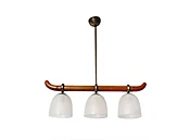 3-Light Ceiling Fixture by Attributed to Archimede Seguso