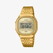 casio vintage a140 digital watch (gold)