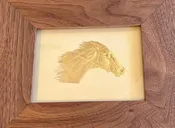 Framed Thoroughbred by Paula Skene — Scribe Fine Papers