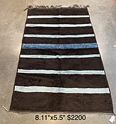 NEW BERBER STRIPE 8'11" X 5'5" {IC-23}