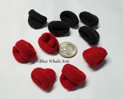 Mini Knit Hat – 5 Country Red/5 Black -10 pc