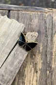 Black Butterfly Ring