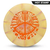 Discmania Lux Vapor Spore Huck Peace Stamp