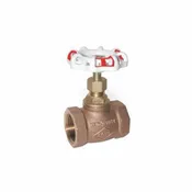 RWV® 210 2-1/2 Standard Globe Valve, 2-1/2 in Nominal, Thread End Style, Cast Bronze Body, Handwheel Actuator
