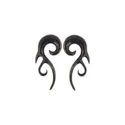 Black Horn Double Tails (12 Gauge) — KOLO BODY ARTS