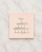 Bonjour Fête - Champagne Tower Cocktail Napkins