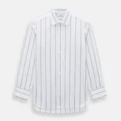 Antique Pink Track Stripe Mayfair Shirt