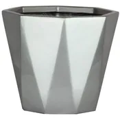 Diamond Floor Planter – Burnished