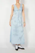 1950s Hand-Dyed Slip Maxi Dress USA