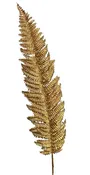 #22525GD – 20″ Antique Metallic Fern Bundle x 6 – Gold