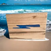 Wooden Lightning Charcuterie Board | Handmade Lightning Bolt Cutting Board