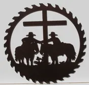 2 Cowboys Cross Saw Blade