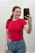 Better Than Basic Tee: Red