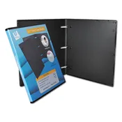 0.5 Inch 3-Ring View Binder With Clear Overlay – Made in USA