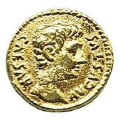 Augustus - Twelve Caesars Roman Coin Gold