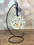 Let It Snow 4” Christmas Ornament/Gift Tag — POTTERY CREATIONS