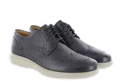 Men’s Florsheim Indio Wing-Tip Toe Ebony Leather Dress Shoes
