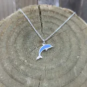 Alamea Crushed Opal Dolphin Pendant