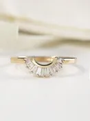 Baguette Curved Band