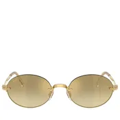 A$AP Rocky x Ray-Ban Rimless - Polished Arista Gold/Brown Mirrored Gold Gradient