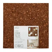 Board Dudes Dark Cork Tile - 4 Count 12 x 12 inches