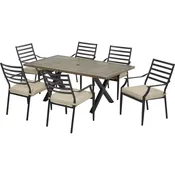 Outdoor Expressions Walton 7-Piece Dining Set