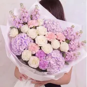 Lavender Tenderness wrapped Bouque