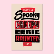 Have A Spooky Day Postcard