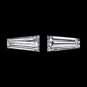 0.22ct E SI1-SI2 NATURAL DIAMOND TAPERED BAGUETTE PAIR LOOSE ACCENT STONES