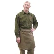 Basic Half Leather Apron