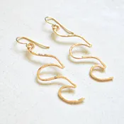Double Wave Earrings