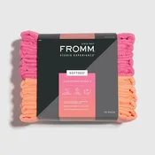 45032 Softees Microfiber Towels 16x29" 10pk - Pink & Orange