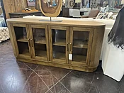 4 Door Rounded Glass Sideboard