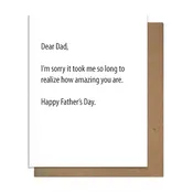 Amazing Dad Card