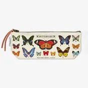 A Field Guide to Butterflies Mini Zippered Canvas Pouch