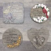 Stepping Stone Displayed with Easel and Bow