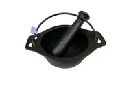 3" Cast Iron Cauldron & Pestle