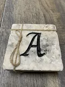 Custom Stone Coasters "A"