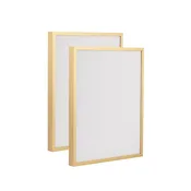 11x14 Frosted Gold Metal Frame Kit - Set of 2
