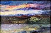 “Alaska” Oil on Canvas by Leonard Moore Davis (1864-1938) SOLD