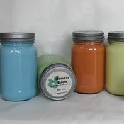16oz Square Mason Jar Soy Candle