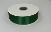 1 1/2" Dark green Ribbon single face Satin 100 Yds