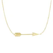 14k Gold Arrow Necklace