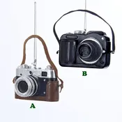 Classic or Digital Camera Ornament - Kurt Adler
