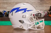 Air Force Falcons Riddell Speed Display Helmet - White Mask