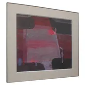 Bessie Boris "Intersection" Oil and Mixed Media on Paper