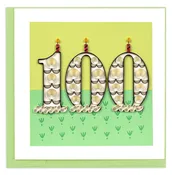 100th Birthday Quilling Card