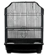 A&E Ornate Top Black Bird Cage 14 x 11 x 17 in