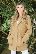 Alys Rain Jacket Fawn