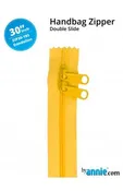 30" Handbag Zippers - Double Slide - Dandelion